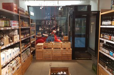 Pien olutkauppa sisäänkäynti
