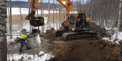 Rengaskaivo mökille