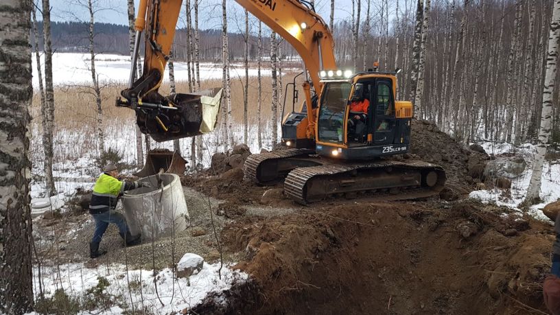 Rengaskaivo mökille