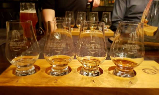 Viski tasting neljä makua