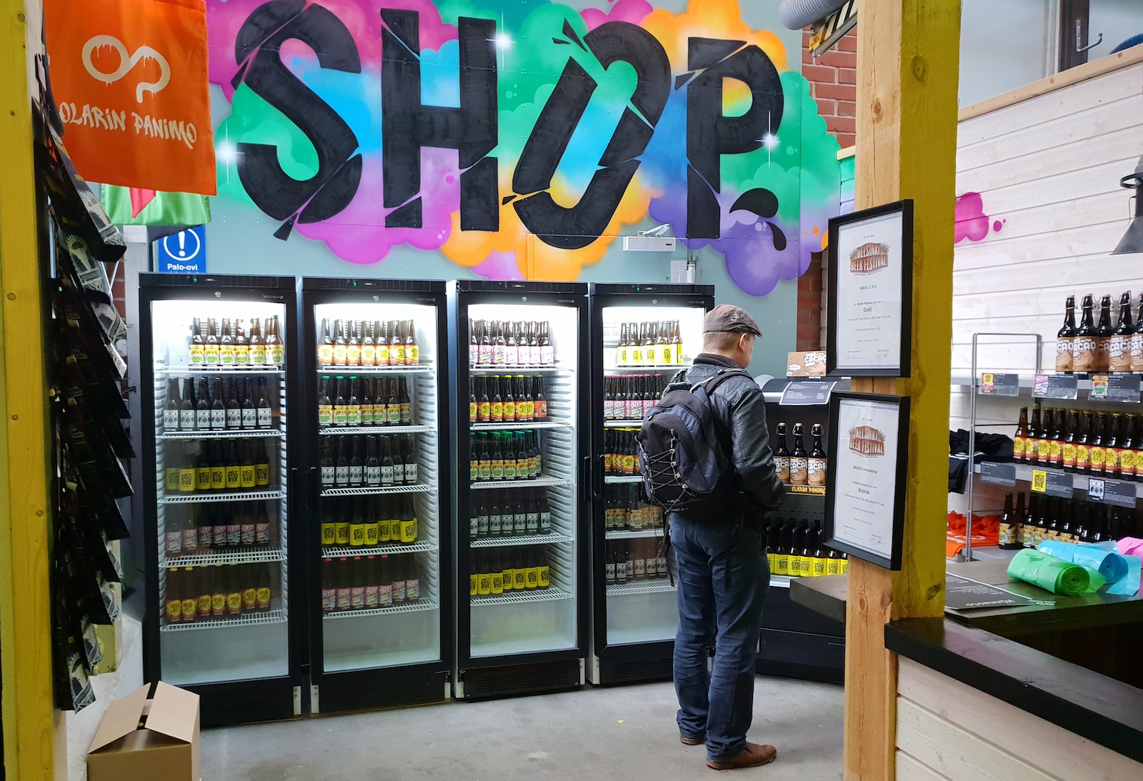 Olarin Panimo kauppa